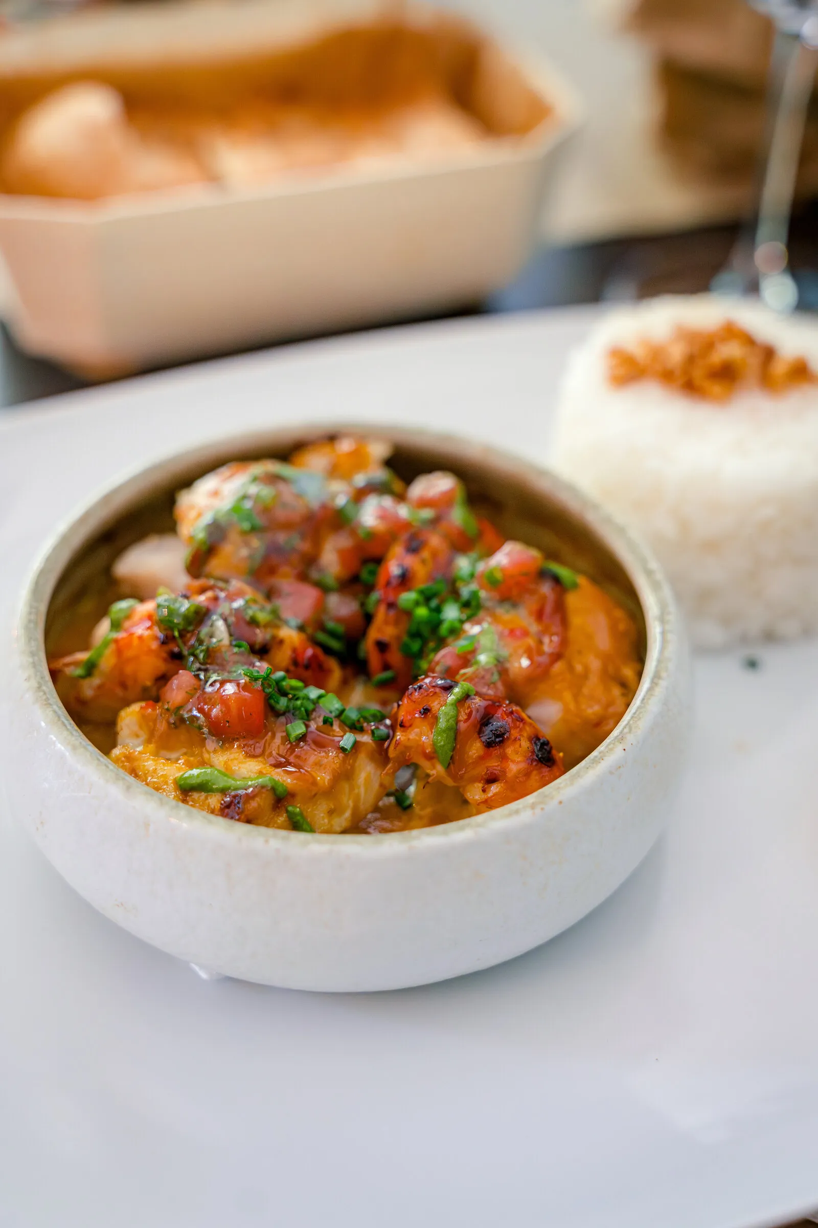 Marmite du chef servie avec un riz parfumé